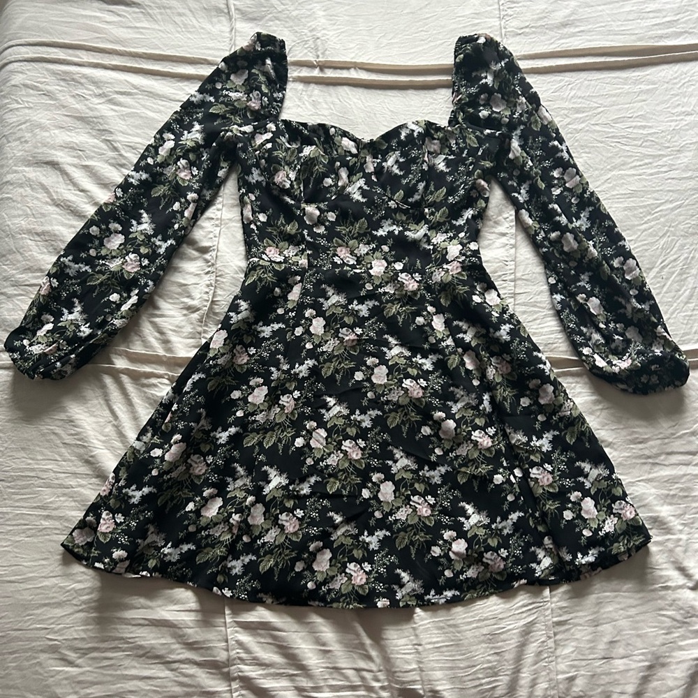 Oak + Fort SQUARE NECK DRESS